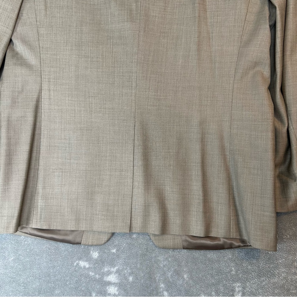 Lauren Ralph Lauren Men's Size 42R Tan Blazer Sports Coat Jacket Silk & Wool - Picture 8 of 16